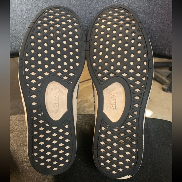 Vintage Y2K Leather Lightning Bolt Vans  Size 10 - Picture 5 of 6